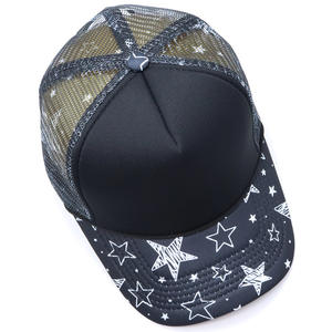 Casquette de baseball personnalisée avec logo imprimé sur toute la surface, pour adultes, sports de plein air, publicitaire, à visière incurvée, en maille, style camionneur - Product Image 5