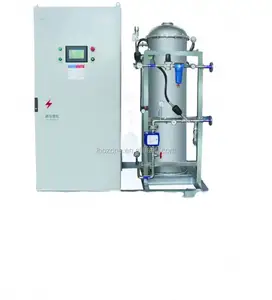 Gerador industrial de ozônio grande 10kg/h para o projeto de tratamento de águas residuais