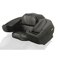 Boîte de rangement arrière pour VTT avec feu stop LED, boîte de rangement universelle pour UTV, coffre de transport pour siège arrière de VTT pour véhicule tout-terrain