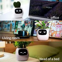 Nouveau design arrosage automatique AI Smart Pet Planter Mini Intelligent Smart Plant Pot Robot Smart Pots de fleurs avec capteur