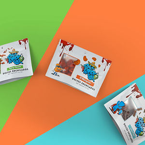 Empaque Personalizado a Prueba de Olores para Gomitas <span class=keywords><strong>Chamoy</strong></span> con Ventana Transparente, Bolsa de Pie para Dulces y Golosinas - Product Image 4