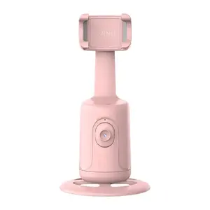 P01 Porta-telefone AI Mobile 360 Smart Stick para Selfies, tripé estabilizador com câmera de rastreamento facial automático, suporte para celular