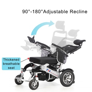 Nuevo Diseño de Silla de Ruedas Eléctrica Inteligente con Motor de 500W Totalmente Automática Reclinable para Adultos - Product Image 3