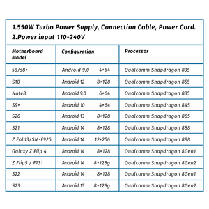 Placa Base Android Usada para Mininación de Teléfonos y Bot Farming en Redes Sociales con Acceso Root y <span class=keywords><strong>256GB</strong></span> de Almacenamiento - Product Image 2