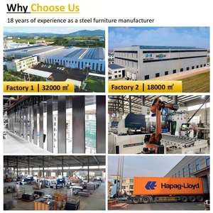 <span class=keywords><strong>Abri</strong></span> extérieur triple <span class=keywords><strong>pour</strong></span> poubelles à roulettes en acier, avec cadre renforcé, <span class=keywords><strong>pour</strong></span> poubelles métalliques extensibles 240L - Product Image 6