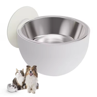 Bol mural magnétique YS anti-déversement pour chien, gamelle surélevée pour chat, fixable, compatible lave-vaisselle pour nourriture et eau, accessoires pour animaux de compagnie