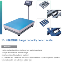 Balance VEIDT pour balustrade, grande capacité 800 kg, 60*80 cm