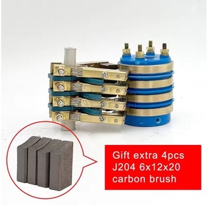 <span class=keywords><strong>ADIA</strong></span> Paquete de 20x50x59-4/ 20x50x34-2 Anillo Colector Conductivo de Cobre para Máquina Rotativa, Colector de 6x12 con Escobillas de Carbón - Product Image 3