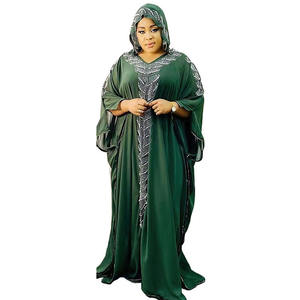SA866 mode musulmane femmes moyen-orient caftan longue Robe dubaï Abaya <span class=keywords><strong>marocain</strong></span> arabe grande taille Vestidos Hijab Robe - Product Image 3