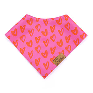 عيد الحب حيوان أليف باندانا مطبوعة كلب باندانا وشاح كلب شعار فاخر وشاح حيوانات أليفة للجرو والقط - Product Image 4