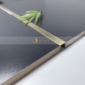 304 Grade Gold Stainless Steel <b>Tile</b> Edge Trim U Shape Waterproof Durable Easy Installation 5-Year Warranty for Apartment Floor - Product Image 2