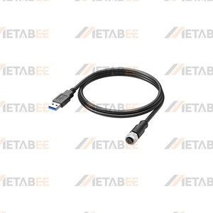 Câble adaptateur non blindé M12 17 broches A-codé femelle vers USB Type-A mâle, cordon AWG26 pour diagnostics <span class=keywords><strong>de</strong></span> données - Product Image 4