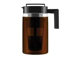 Hot Sale 900 ml 1300 ml und 2000 ml Cold Brew und Eis kaffee maschine mit Trichter Tee Brewer Mesh Filter Eis kaffee maschine