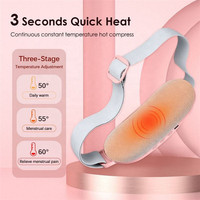 Ceinture Chauffante Menstruelle pour Soulager les Crampes et les Douleurs Menstruelles, Coussin Chauffant pour les Règles, Ceinture de Massage Chauffante pour le Ventre