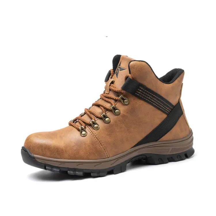 أحذية السلامة عالية الجودة رخيصة السعر ضد الخدش أحذية السلامة في العمل أحذية رجالية اصابع من الفولاذ للقدم