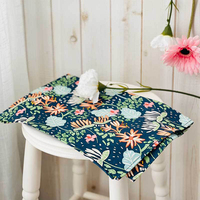 WML036 Serviettes en coton imprimées réactives personnalisées, torchons de cuisine entièrement imprimés, chiffons décoratifs suspendus, essuie-vaisselle pour la maison