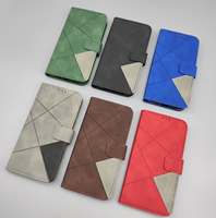 Étui de téléphone portable personnalisé en cuir, housse de protection, étui à rabat en PU, étui de portefeuille professionnel pour iPhone Samsung Redmi Xiaomi Google Oneplus