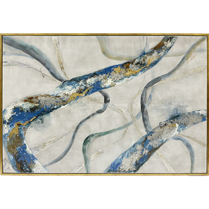 ภาพวาดสีน้ำมันนามธรรมพื้นผิวที่แสดงออกอย่างชัดเจนสำห<span class=keywords><strong>รับ</strong></span>ห้องนั่งเล่นนำเสนอรูป<span class=keywords><strong>แบบ</strong></span>ของเหลวและสีที่กลมกลืนกัน - Product Image 5