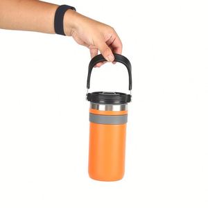 Gobelets isothermes en acier inoxydable 304 à double fonction, nouveau style, avec poignée et corps droit, pour la consommation – Vente en gros - Product Image 2