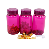 Bouteille en PET personnalisée de 100 ml à ouverture facile pour bonbons pressés, distributeur de suppléments de santé en plastique, directement de l'usine