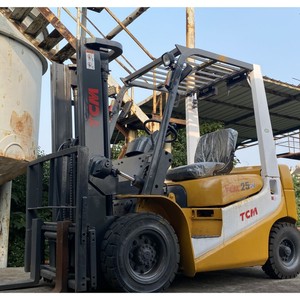 Montacargas Diésel Usado TCM de 3 Toneladas con Motor ISUZU Original, Mástil de Dos Etapas, Neumáticos Sólidos, Desde Japón, Shanghái Jinshan, Disponible en Stock - Product Image 1