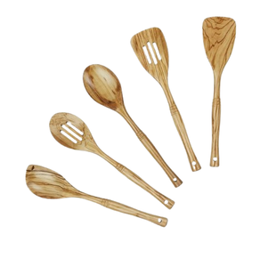 Cubiertos de madera hechos a mano para la cocina Juegos de cubiertos de Mesa para el hogar Hotel Restaurante Cubiertos de madera Uso - Product Image 5