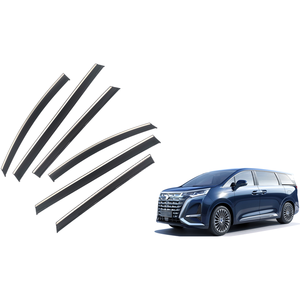 Injection Side Window Deflectors Visor Rain Guards for BYD Denza 9 2022 Wind Deflector Auto Accessories - Product Image 1