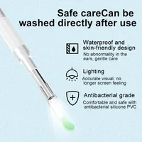 Otoscope numérique Caméra endoscope HD 7 pouces avec carte TF 32G-Visualisez et examinez le nez et la gorge de l'oreille
