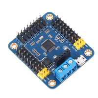 Mini Placa de Control de Servomotores USB de 24 Canales, Servo USC-24 con Cable, Controlador de Motor Servo