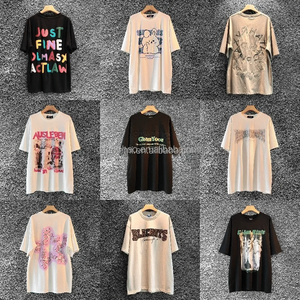 เสื้อยืดคอตตอน 100% ทรงหลวมสไตล์วินเทจ ซักแล้ว ใส่ได้ทั้งผู้หญิงและผู้ชาย  รับสกรีนลายและโลโก้ตามสั่ง - Product Image 6