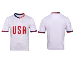 Camisetas de Fútbol de la Selección Anfitriona de la <span class=keywords><strong>Copa</strong></span> 2026 |   México, Estados Unidos para |   Camisetas de Fútbol Transpirables de Manga Corta para Hombre y Mujer, Equipación Completa para Casa y Visitante - Product Image 2