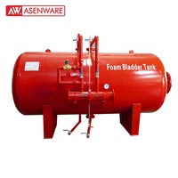Réservoir à mousse Asenware avec proportion de pression, réservoir à mousse horizontal, système de suppression d'incendie à mousse