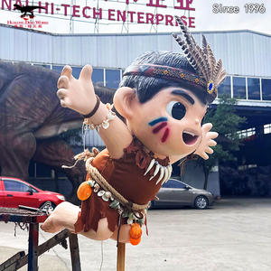 Kabile Tarzı Simüle Edilmiş Figür Animatronik Çizgi Film Karakterleri Modeli Resimle Özelleştirilmiş - Product Image 6