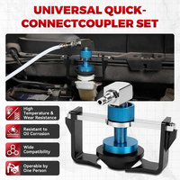Adaptateur universel pour maître-cylindre 58 mm, adaptateur de purge de frein avec 4 raccords rapides pour Honda, Toyota et la plupart des véhicules