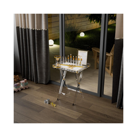 Ménorah de Hanouka en Lucite, Candelabre en Acrylique, Cadeau Judaïque, Décoration de Table pour Fêtes Juives, Porte-bougie pour la Maison et les Célébrations