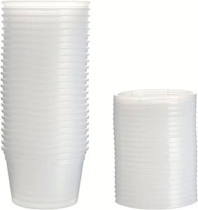 500 sets de 16 oz. Couvercles en plastique jetables pour contenants alimentaires Deli Storage, pour soupes et préparation de repas |   Aliments sans BPA - Product Image 3