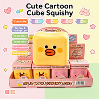 Jouet Squishy Guimauve en TPR, Bloc de Construction Réaliste Anti-Stress pour Enfants de 14 Ans et Plus, Emballage Boîte
