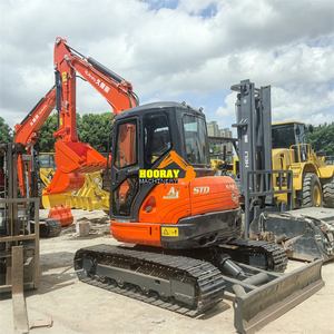 Mini-excavateur d'occasion de 5 tonnes Kx155-5 à vendre Excavateurs sur chenilles Kubota U55 KX155 en stock - Product Image 4