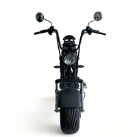 Moto électrique Citycoco 2000W 45km/h à longue autonomie, batterie au lithium 200kg, en alliage d'aluminium, étanche, très vendue