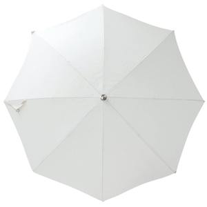 Ombrellone da spiaggia da viaggio per matrimonio bianco Premium del produttore UV50 + robusta grande parasole manuale
