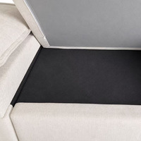 Fauteuil lounge moderne surdimensionné avec repose-pieds étendu, siège profond, fauteuil d'appoint rembourré pour salon