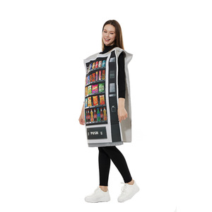 Costume de distributeur automatique pour adulte unisexe, tenue de scène, 100 % fibre de polyester, design à panneaux, fabriqué aux États-Unis - Product Image 3