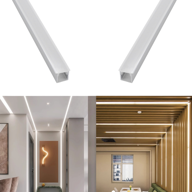 Best Quality  Aluminum Alloy Profile Led Aluminium Plinth  with Silicone Cover for Cabinet Lighting