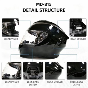 Casco de Motocicleta Integral OEM DOT ECE 22.06 BIG <span class=keywords><strong>Smil</strong></span>, Estilo Cómic, Gráfico, de Seguridad, para Vendedores en Línea de Amazon y eBay - Product Image 3