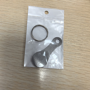 Mini Stainless Steel Key Ring Shopping Trolley Tokens Keychain for Grocery Shopping Cart - Product Image 3