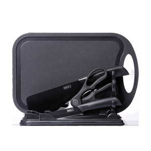 Juego de cuchillos para frutas con funda, 7 piezas, hoja recubierta de borde recto para cortar verduras en la cocina del hogar y preparar comida para bebés - Product Image 1