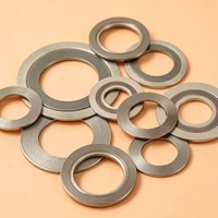 Joint d'étanchéité à bride métallique en acier inoxydable 316, avec anneaux intérieur et extérieur en acier 304, pour valve haute pression, modèle de base