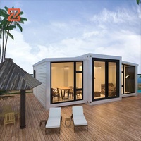 Chine Vente en gros Maison de conteneur extensible unique Maison de jardin extensible pour hôtels Resorts en acier