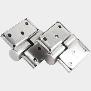 Charnières de porte plates en acier inoxydable 304 à fermeture automatique pour cloisons de vestiaires et toilettes - Product Image 2