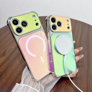 Étui de téléphone magnétique Laser Chameleon pour Apple 17/18 Pro Max, coque de protection antichoc mate pour iPhone 16/15 - Product Image 5